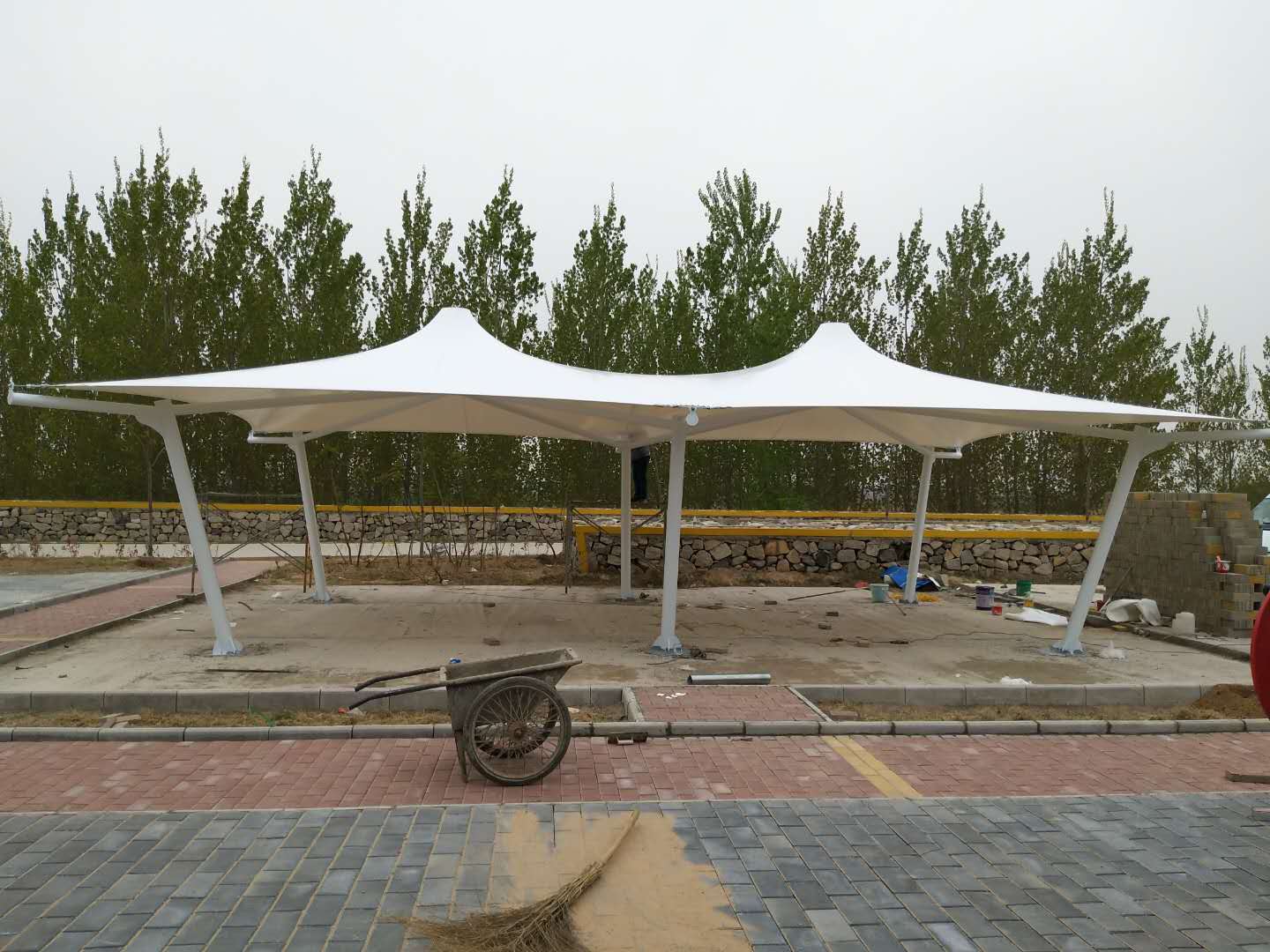 膜结构景观雨棚