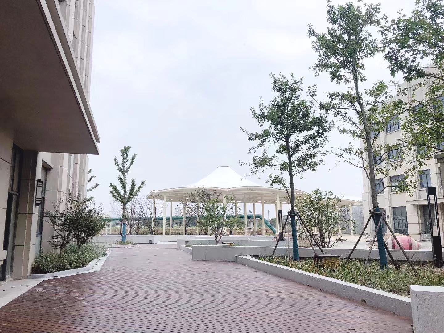 张拉膜结构雨棚